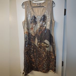 Sequin Dress (Has two small flaws)